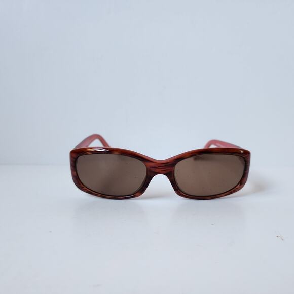 Maui Jim Sunglasses Punchbowl MJ219 12 Pink Brown Woodgrain 54-17-135 Italy - Picture 2 of 8